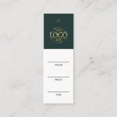 Étiquette de prix avec logo d'entreprise Simple Gr (Devant)