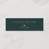 Étiquette de prix avec logo d'entreprise Simple Gr (Dos)