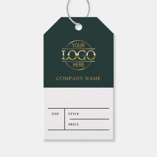 Étiquette de prix avec logo d'entreprise Simple Gr (Devant)