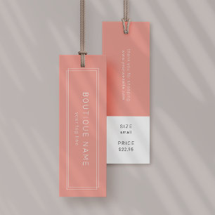 Étiquette de prix Avery Blush pour vêtements