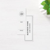Étiquette de prix d'affichage de logo d'entreprise (Bureau)