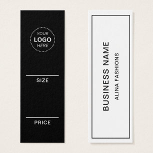 étiquette de prix d'affichage de logo d'entreprise