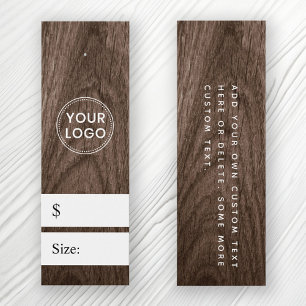 étiquette de prix d'apparence Brown