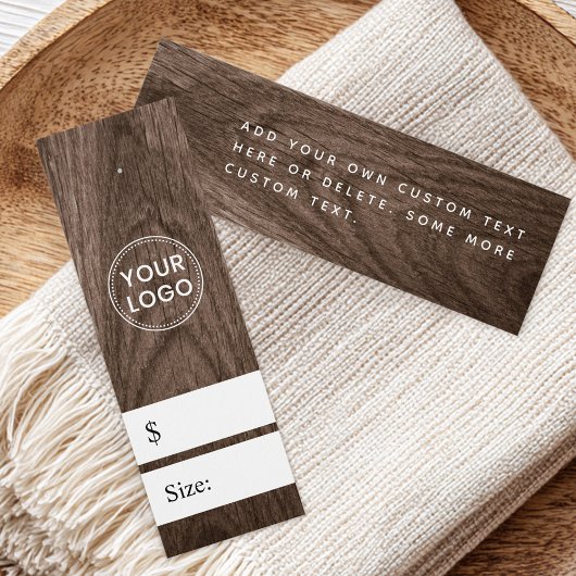 étiquette de prix d'apparence Brown