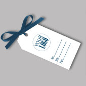 Étiquette de prix de code QR moderne de logo d'ent