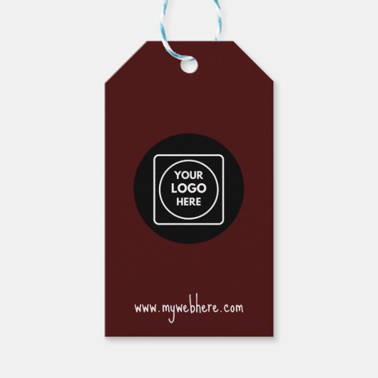 Étiquette de prix de description de produit de log (Devant)