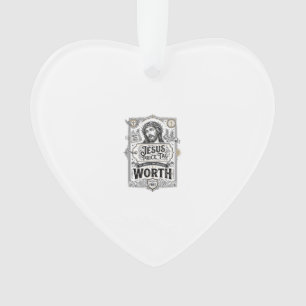 Étiquette de prix de Jésus vaut Étiquette de prix