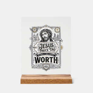 Étiquette de prix de Jésus vaut Étiquette de prix 