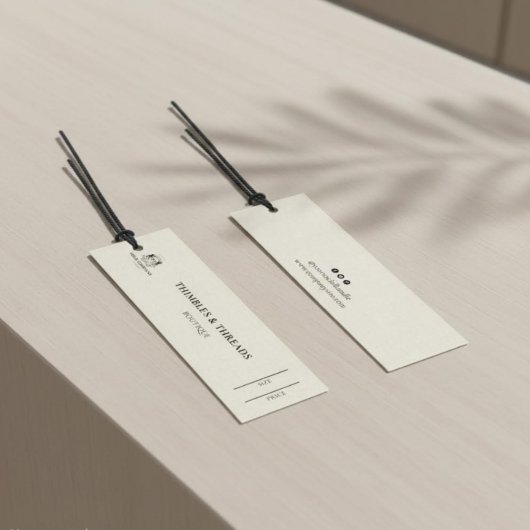Étiquette de prix de la boutique de logo d'entrepr