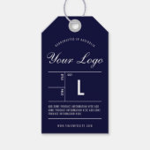 Étiquette de prix de la suspension du logo (Devant)