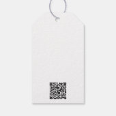 Étiquette de prix de produit avec QR code fait mai (Dos)