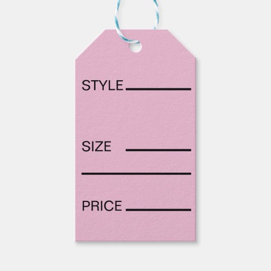 Étiquette de prix de style simple (Devant)