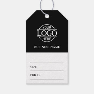 Étiquette de prix de vêtement avec logo d'entrepri