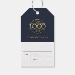 Étiquette de prix de vêtement avec logo simple d'e