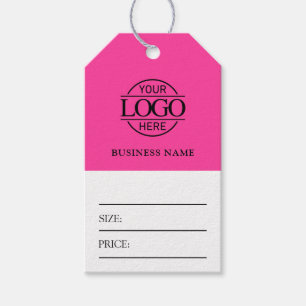 Étiquette de prix de vêtement de logo d'entreprise