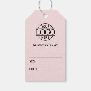 Étiquette de prix de vêtement de logo d'entreprise