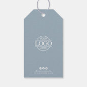 Étiquette de prix de vêtements avec logo d'entrepr (Dos)