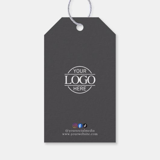 Étiquette de prix de vêtements avec logo d'entrepr (Dos)