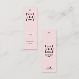 Étiquette de prix de vêtements de logo d'entrepris