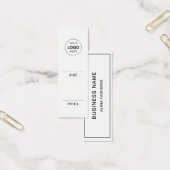 Étiquette de prix du logo de l'entreprise de vêtem (Bureau)