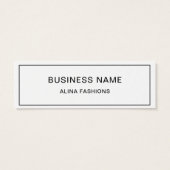 Étiquette de prix du logo d'entreprise simple QR C (Dos)