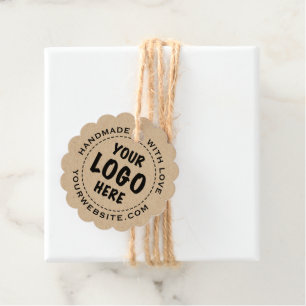 Étiquette de prix du logo Kraft