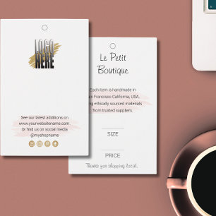 Étiquette de prix du logo professionnel