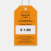 Étiquette de prix du produit d'entreprise couleur (Devant)