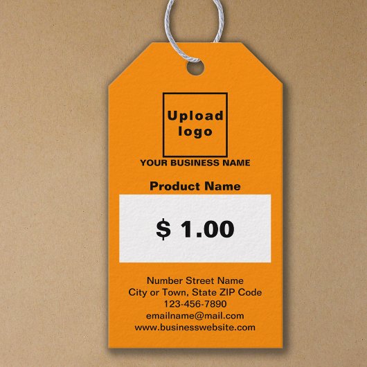 Étiquette de prix du produit d'entreprise couleur