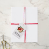 Étiquette de prix Fleurs aquarelle Roses Commerce (Avec de la ficelle)