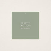 Étiquette de prix magasin de vente au détail pour  (Devant)