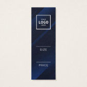 Étiquette de prix minimaliste moderne (Dos)