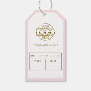 Étiquette de prix moderne rose pour logo d'entrepr