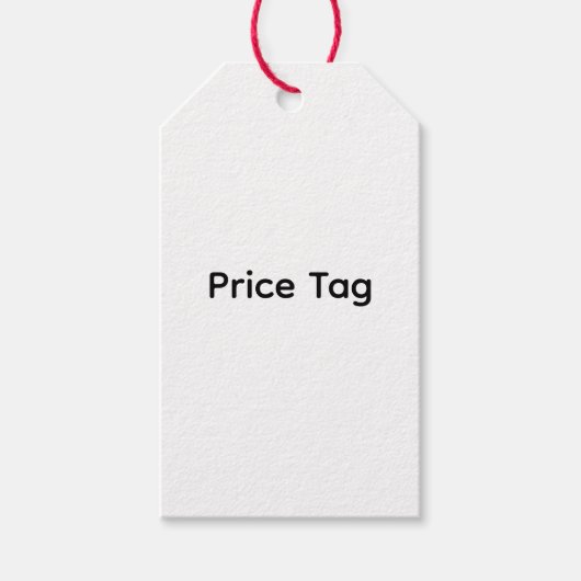 Étiquette de prix personnalisée (Devant)