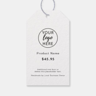 Étiquette de prix personnalisée simple pour logo d