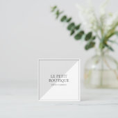 Étiquette de prix simple gris blanc mode (Debout devant)