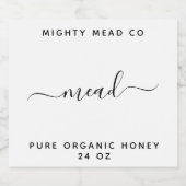 Étiquette de produit (Étiquettes simples)