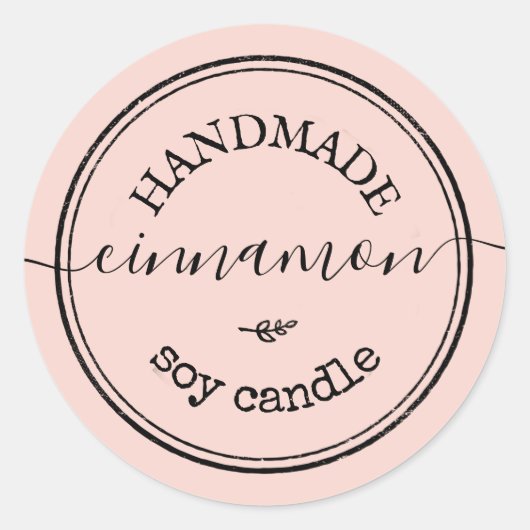 Étiquette de produit à la frontière noire (Devant)