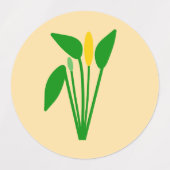 Étiquette de produit Araceae (Design 2)