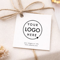 Étiquette de produit avec logo | Étiquettes cadeau