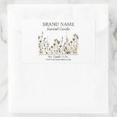 Étiquette de produit Boho fleur sauvage (Sac)