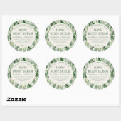 Étiquette de produit botanique moderne Feuille Euc (Feuille)