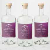 Étiquette de produit Bourgogne avec monogramme cad (Bouteilles)