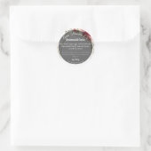 Étiquette de produit Burgundy Blush (Sac)