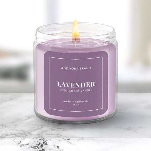 Étiquette de produit couleur modifiable à bordure 