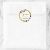 Étiquette de produit de bain de beauté simple (Sac)