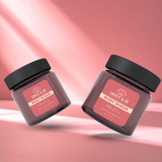 Étiquette de produit de beauté Elegant Rose & Ivor
