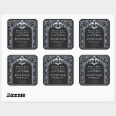 Étiquette de produit de bougie de vampire noir arg (Feuille)