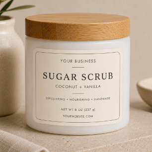 Étiquette de produit de branding de petite entrepr