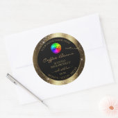 Étiquette de produit de cadre de Parties scintilla (Enveloppe)